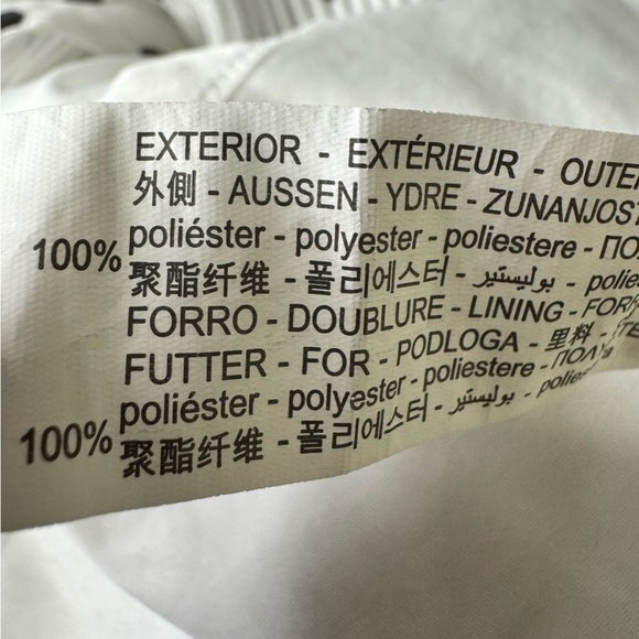 Zara White Polka Dot Mini Dress Size Medium - Picture 15 of 16